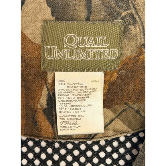 Vintage Camouflage Hunting Vest Mens Large Realtree Unlined - Picture 4 of 7